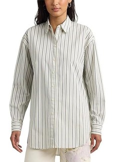 Ralph Lauren Striped Cotton Broadcloth Shirt