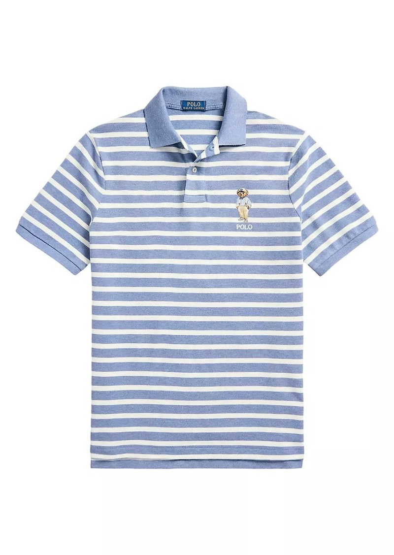 Ralph Lauren Polo Striped Cotton Polo Shirt