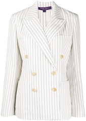 Ralph Lauren striped double-breasted blazer jacket
