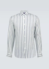 Ralph Lauren Striped linen long-sleeved shirt