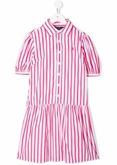 Ralph Lauren striped peplum shirt dress