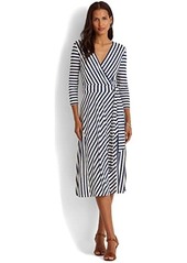 Ralph Lauren Striped Stretch Jersey Dress