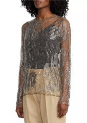 Ralph Lauren Studded Netted Top