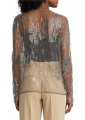 Ralph Lauren Studded Netted Top