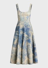 Ralph Lauren Tarian Denim Sleeveless Day Dress