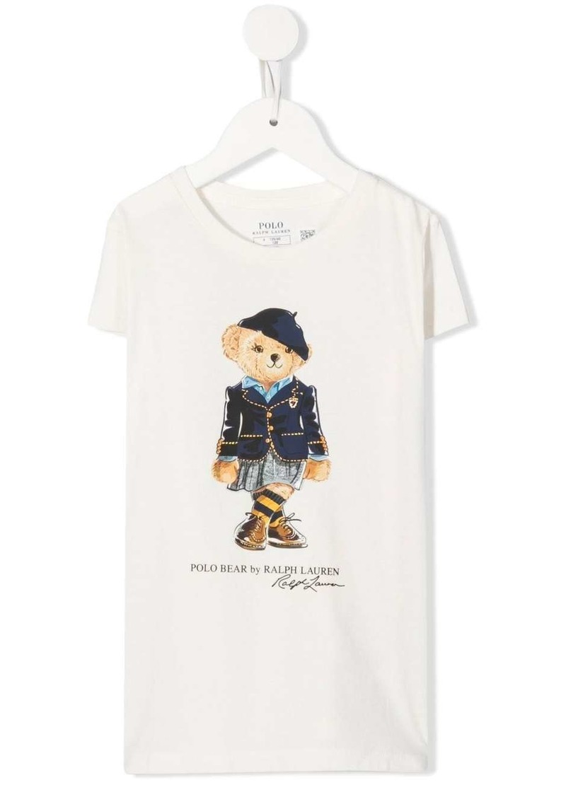 Ralph Lauren teddy bear-print short-sleeved T-shirt