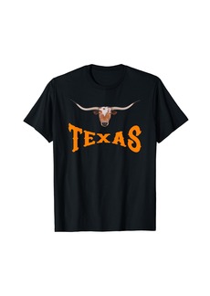 Ralph Lauren Texas Name With Longhorn Steer's Head T-Shirt