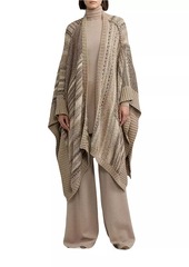 Ralph Lauren Textured Cashmere-Wool Drape Cardigan