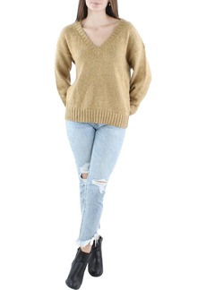 Ralph Lauren Thakura Womens Knit Metallic Pullover Sweater