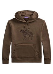 Ralph Lauren Tonal Embroidered Logo Hoodie Sweatshirt