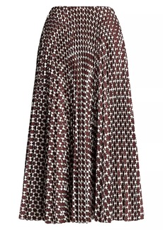 Ralph Lauren Trivelas Deco Wave Midi Skirt