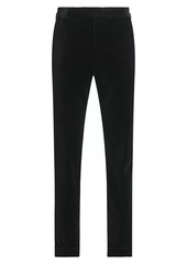 Ralph Lauren Velvet Straight-Leg Trousers