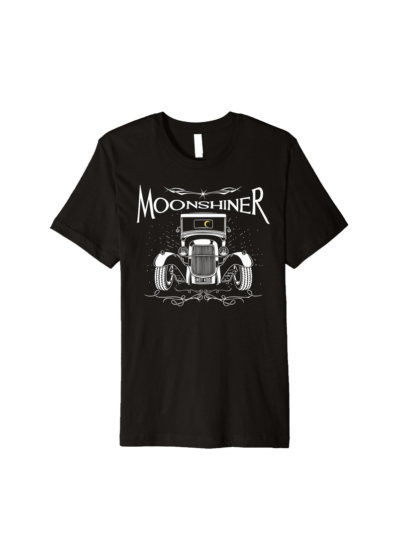 Ralph Lauren Vintage Moonshiner Hot Rod For Hauling The Shine Premium T-Shirt