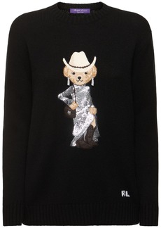 Ralph Lauren Western Bear Cashmere Crewneck Sweater