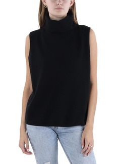 Ralph Lauren Womens Cashmere Turtleneck Tank Top Sweater