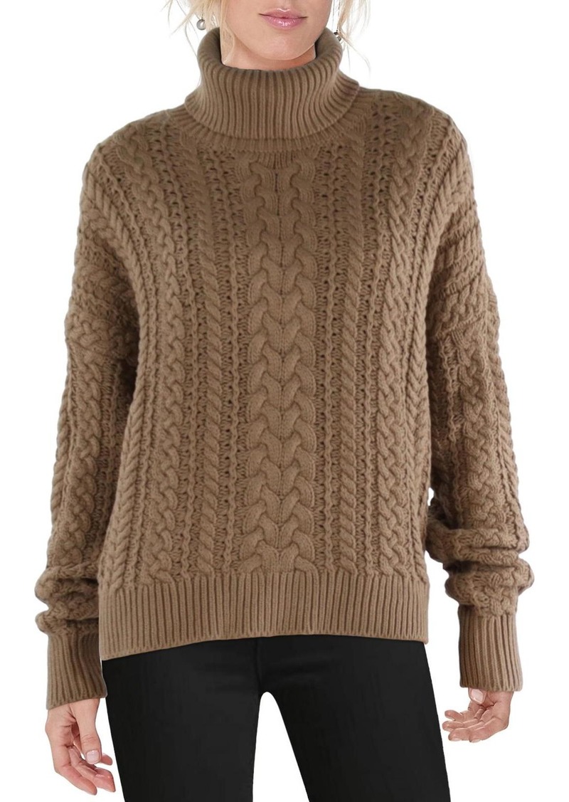 Ralph Lauren Womens Knit Long Sleeves Turtleneck Sweater