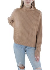 Ralph Lauren Womens Ribbed Long Sleeve Mock Turtleneck Sweater