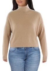 Ralph Lauren Womens Ribbed Long Sleeve Mock Turtleneck Sweater