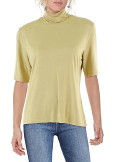 Ralph Lauren Womens Shimmer Knit Turtleneck Top