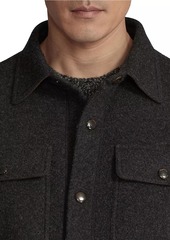 Ralph Lauren Wool-Cashmere Shirt Jacket