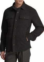 Ralph Lauren Wool-Cashmere Shirt Jacket