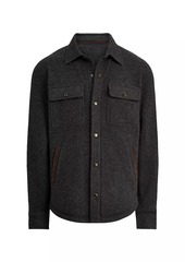 Ralph Lauren Wool-Cashmere Shirt Jacket