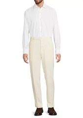 Ralph Lauren Wool Gabardine Flat-Front Trousers