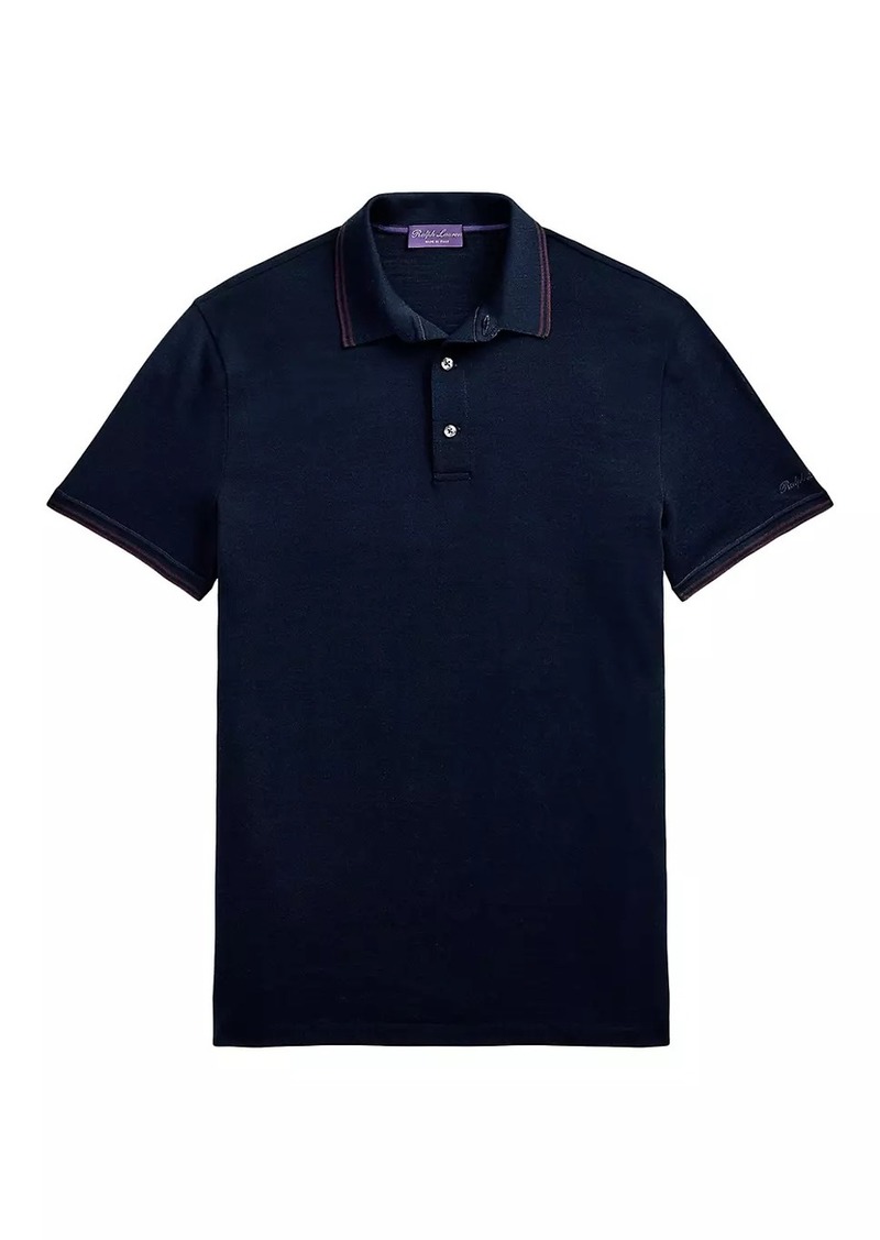 Ralph Lauren Wool Piqué Polo Shirt