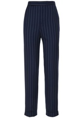 Ralph Lauren Wool Wide Stripe Suit Pants