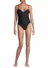 Ramy Brook Addisyn Whipstitch One-Piece Swimsuit