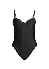 Ramy Brook Addisyn Whipstitch One-Piece Swimsuit