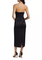 Ramy Brook Alianna Bustier Midi-Dress