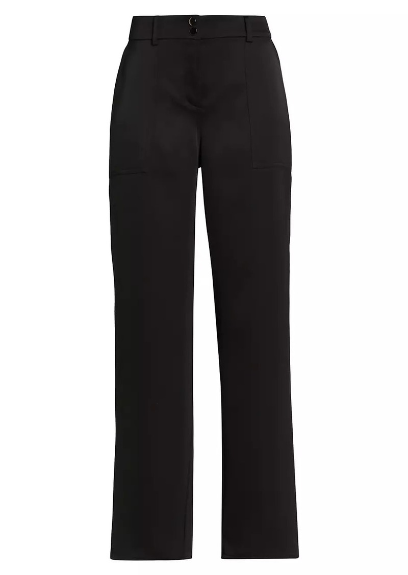 Ramy Brook Allena High-Rise Straight-Leg Pants