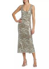 Ramy Brook Alpha Sequined Midi-Skirt