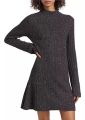 Ramy Brook Ambrosius Metallic Knit Minidress