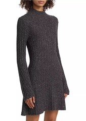 Ramy Brook Ambrosius Metallic Knit Minidress