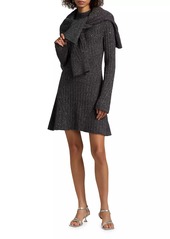 Ramy Brook Ambrosius Metallic Knit Minidress