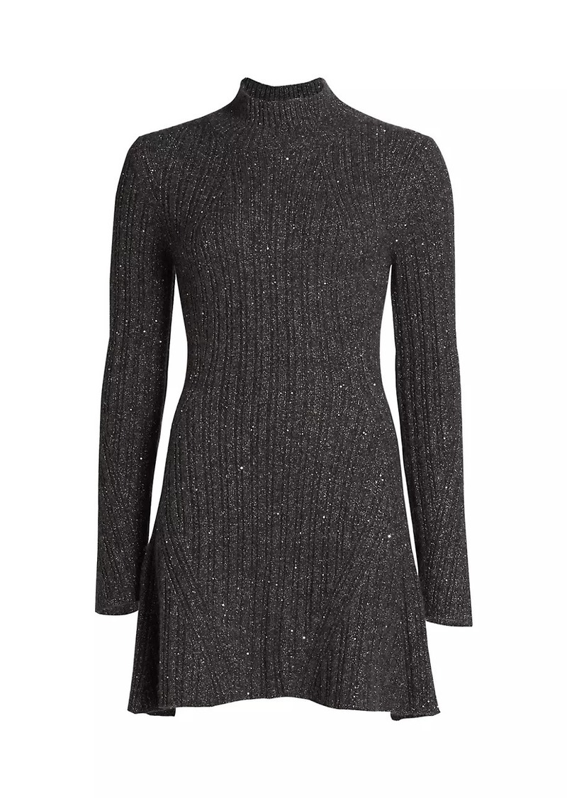 Ramy Brook Ambrosius Metallic Knit Minidress