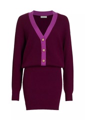 Ramy Brook Andrea V-Neck Mini Sweater Dress