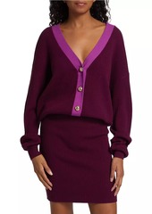 Ramy Brook Andrea V-Neck Mini Sweater Dress