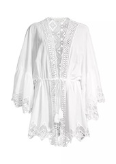 Ramy Brook April Embroidered Cover-Up Minidress