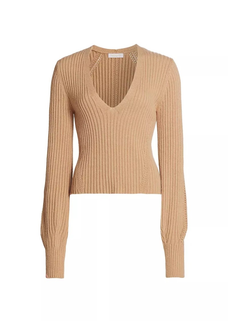 Ramy Brook Aurinda Rib-Knit Sweater