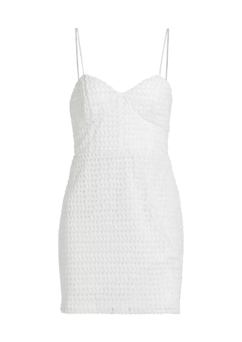 Ramy Brook Ayala Beaded Sweetheart Minidress