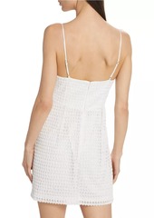 Ramy Brook Ayala Beaded Sweetheart Minidress