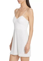 Ramy Brook Ayala Beaded Sweetheart Minidress