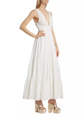 Ramy Brook Azalea Cotton Tiered Maxi Dress