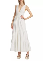 Ramy Brook Azalea Cotton Tiered Maxi Dress