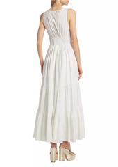 Ramy Brook Azalea Cotton Tiered Maxi Dress