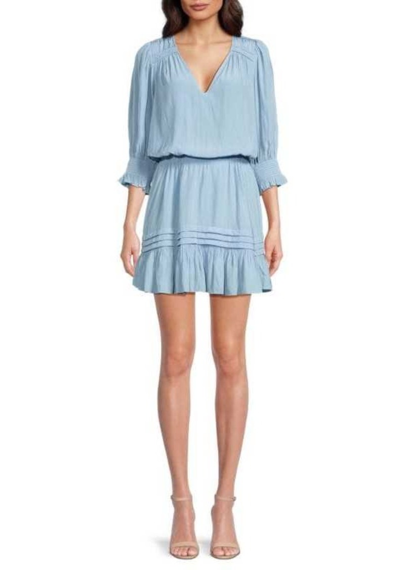 Ramy Brook Barnus V Neck Mini Dress