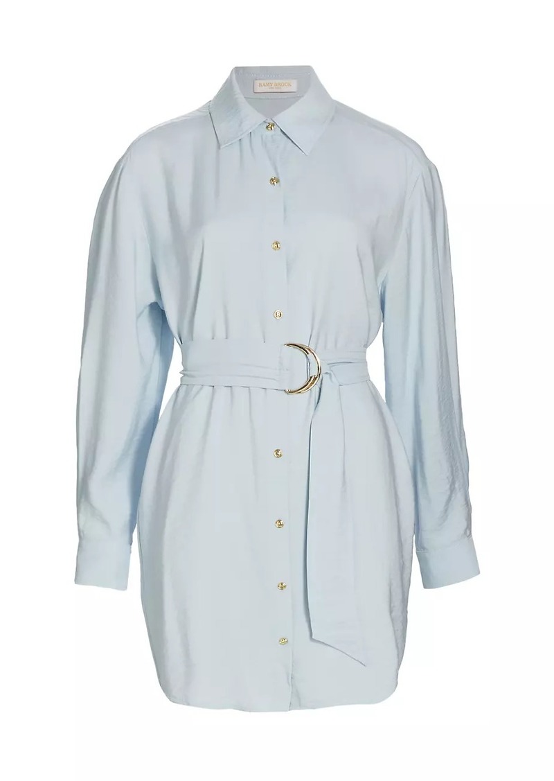 Ramy Brook Berkley Crepe Shirtdress